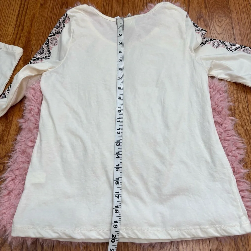 Belle Du Jour Girls Pink Bonnie Faux Fur Vest & White long sleeve Tee 2 Pcs set